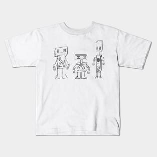 Robot friends Kids T-Shirt